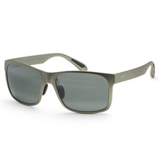 Maui Jim Men's Red Sands 60mm Green Polarized Sunglasses MJ0432S-005