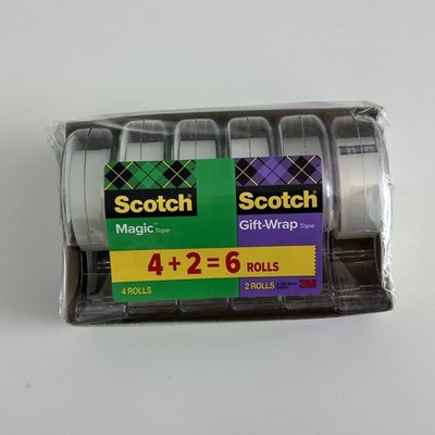Scotch Magic Tape, ¾'' x 850'', 6 Pack
