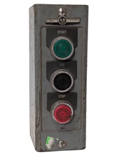 Allen-Bradley 800 Series L industrial heavy duty push button station control box