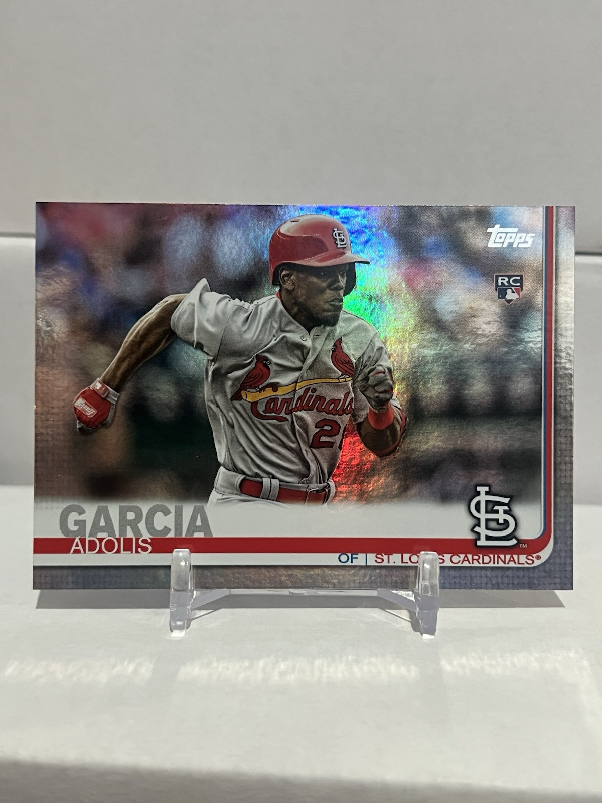 2019 Topps Adolis Garcia Rainbow Foil Rookie RC #227 Cardinals