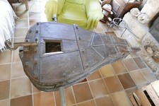SOUFFLET DE FORGE XIX AVEC SUPPORT FORGE POUR TABLE BASSE