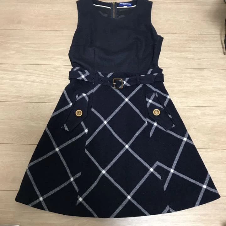 dress blues with white pants Burberry Blue Label Midi Skirt  Shop Sosko