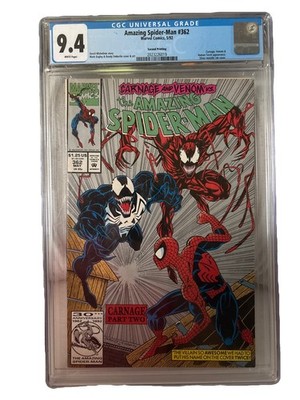Amazing Spider-Man #362 (1992) Marvel CGC Graded 9.4 White 2nd Printing
