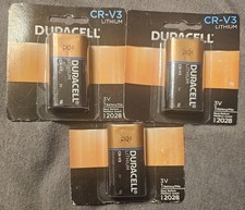3x Duracell CR-V3 Lithium 3V Digital Camera Best before 2028