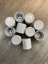 TC Lockshield Radiator Valve Wheelhead Plastic Cap White pack of 10