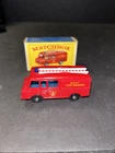 VINTAGE MATCHBOX LESNEY No. 57 Land Rover Fire Truck  w/BOX 1960's Mint Grade