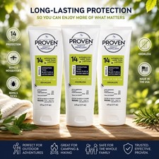 Proven Insect Repellent Lotion Mosquitoes, Ticks, Flies-6 oz Odorless 3-Pack
