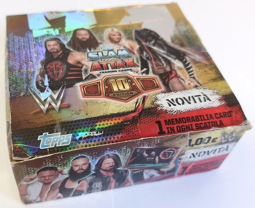 WWE Slam Attax 10th Edition Box 36 Bustine Cards Topps Ed. Italy