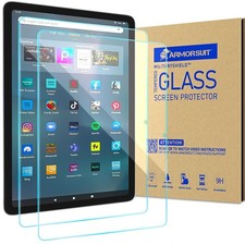 2 Pack Screen Protector for Fire Max 11 2023 Tempered Glass Ultra HD Anti Scr...