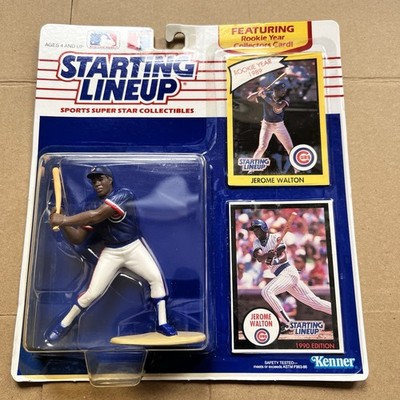 1989 Starting Lineup Jerome Walton Chicago Cubs MLB Action Figure Kenner Toy New