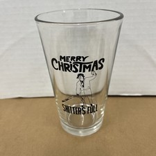Christmas Vacation 16oz Beer Glass Cousin Eddie Merry Christmas Shitters Full