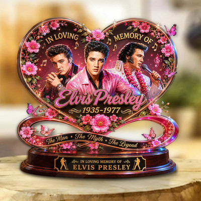 Elvis Presley Custom Shape Acrylic Plaque