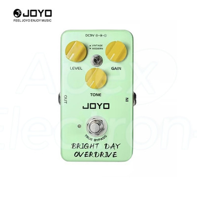 JOYO JF-25 Bright Day Overdrive Pedal Retro & Modern Timbre Selectable