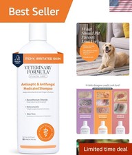 Clinical Care Antiseptic and Antifungal Medicated Shampoo for Dogs  Cats, 16...