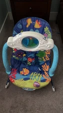 Fisher Price Ocean Wonders Aquarium Bouncer Baby Seat Toy