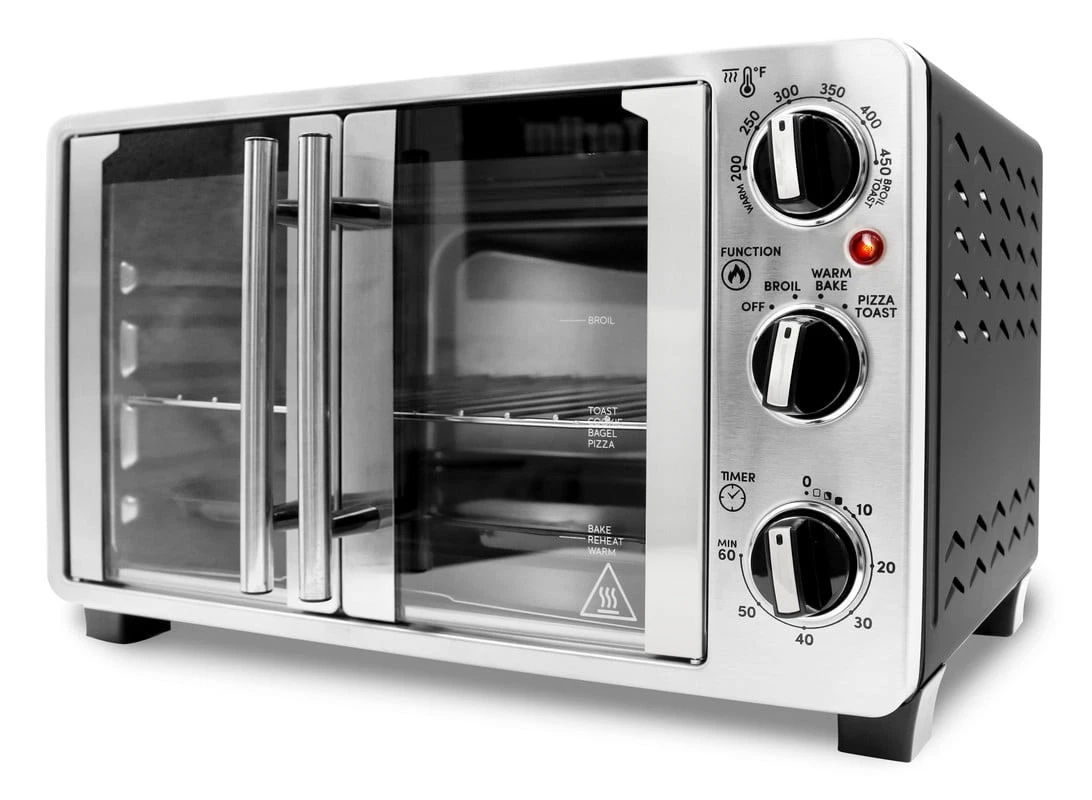 ETO3055 Double French Door Toaster Oven fits 12" Pizza Stainless