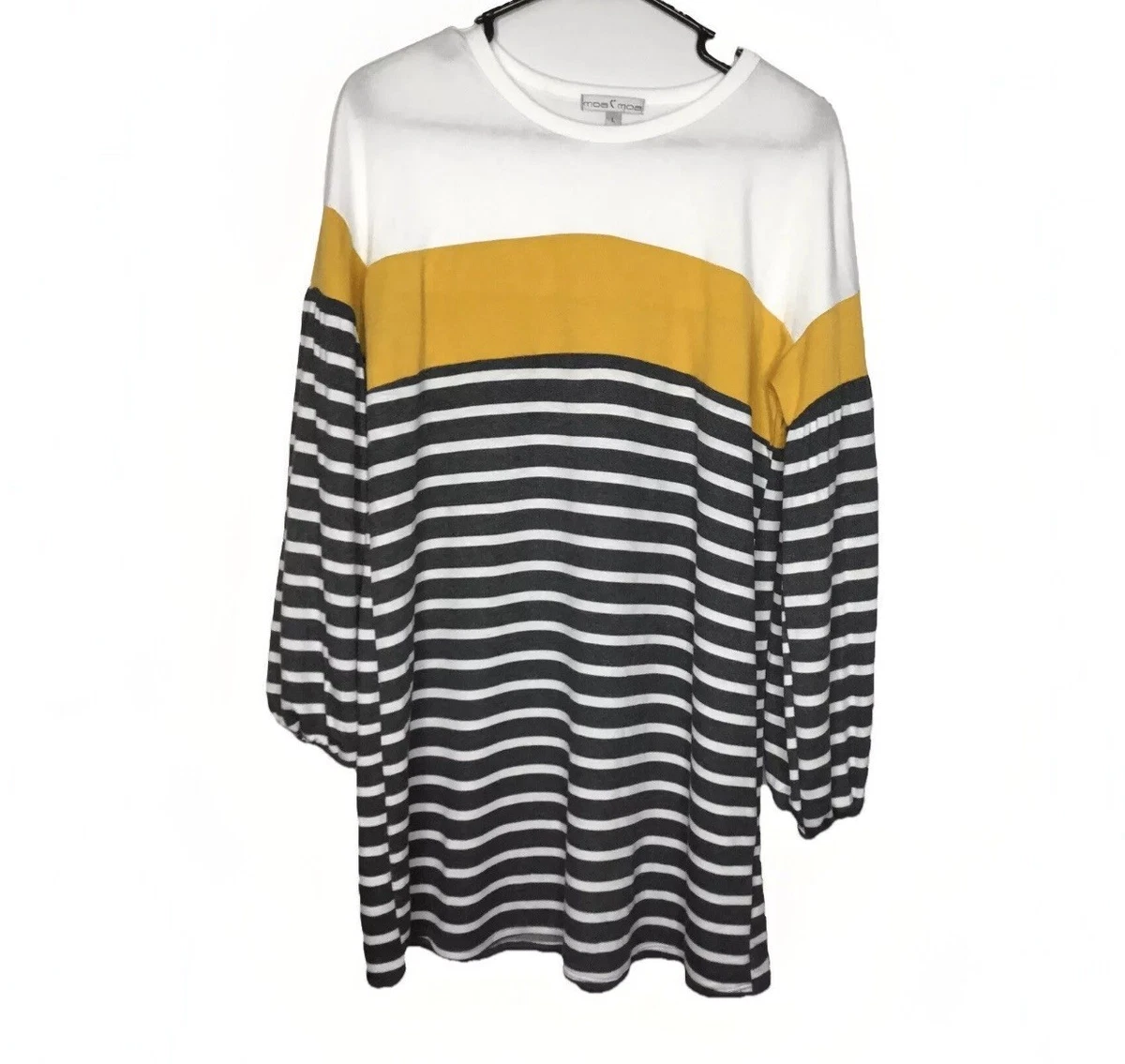 Haut Tunique Femme Moa Moa Taille M - Manches Longues Cold Shoulder - Occasion Très Bon état