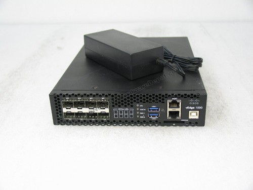 Cisco Viptela vEdge-1000-AC-K9 SD-WAN Router w/ Power Adapter - 1 Year Warranty - 第 1/2 張圖片
