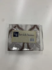 Lavish Home Brown, Grommet Curtain Panels, 54”W x 84”H