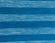 DESIGNERS GUILD Salerno stripe viscose cotton turquoise white new remnant