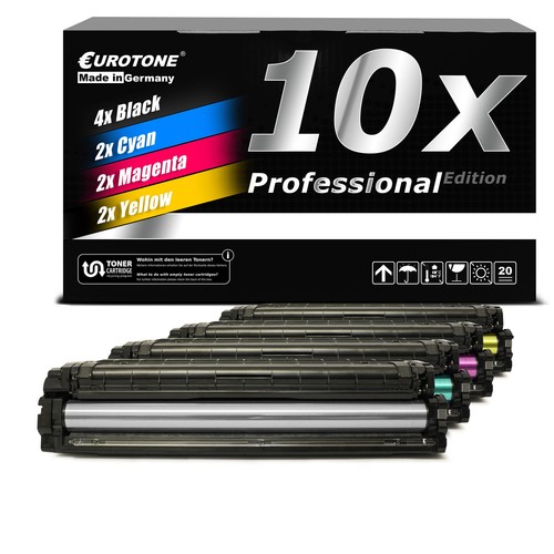 10x toner PRO do Samsung CLX-4195-fü Xpress C-1860-fü C-1810-W
