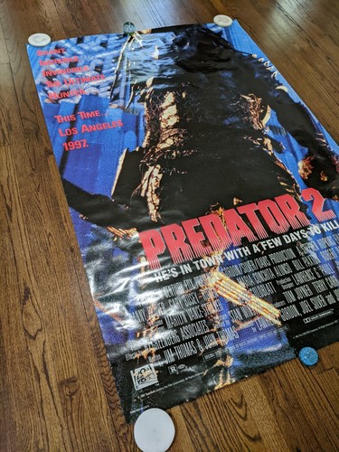 VTG Predator 2 Poster 1990 HTF size 66x44 🔥 - 第 3/12 張圖片