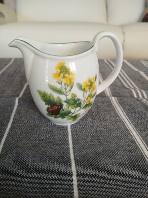 Royal Worcester Herbs BLACK MUSTARD ROSEMARY Creamer  MINT!