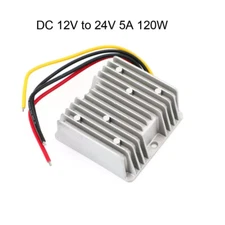 DC/DC Converter Regulator 12V Step Up to 24V 5A 120W Power Booster for Golf Cart