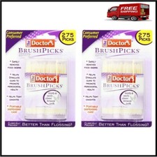 The Doctor's BrushPicks Interdental Toothpicks, 275 Count Pack of 2 - free del