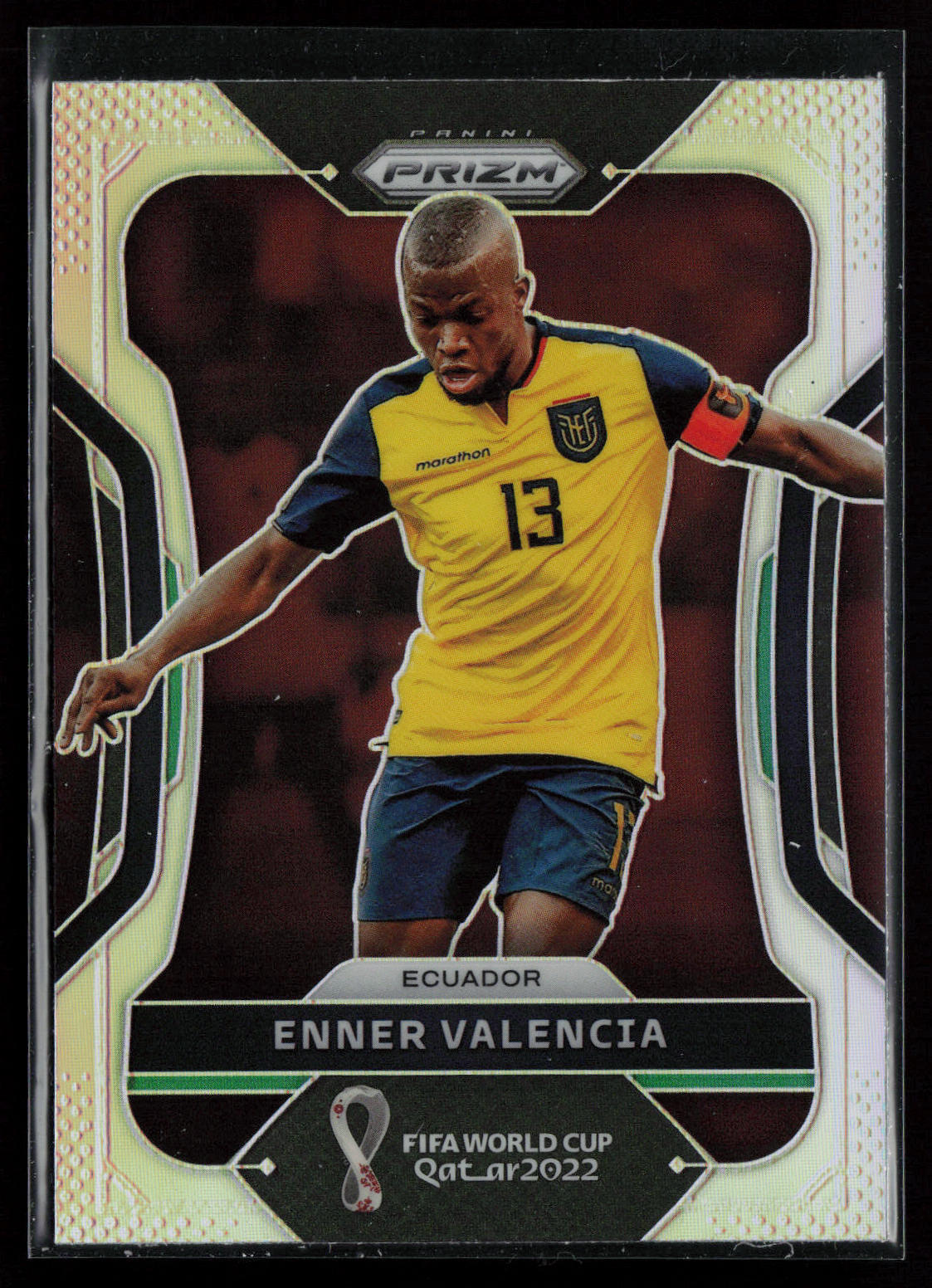 Enner Valencia 2022 Panini Prizm FIFA World Cup Qatar #77 Silver Ecuador