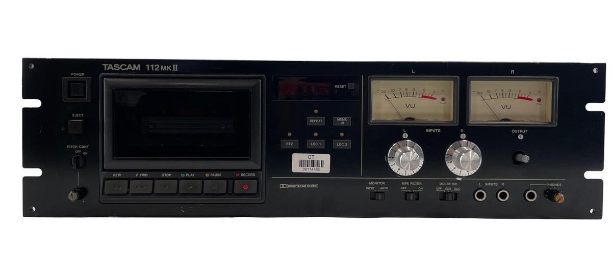 TASCAM 112 MKII Professional Audio Cassette Player for sale TASCAM 112 MKII Professional Audio Cassette Player for sale