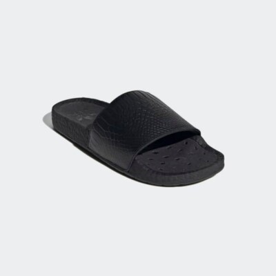 Adidas Adilette LEATHER SNAKESKIN UltraBoost Slide SOLD OUT Black FV6422 M  6 W 7 | eBay