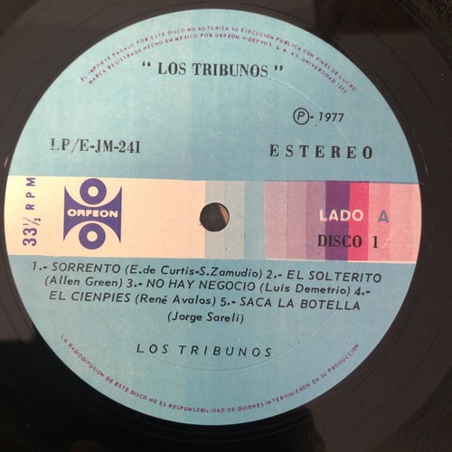 Los Tribunos-“30 Selecciones en 3 LPs”-1977 JM241-FREE Shipping/Only One - Picture 6 of 9
