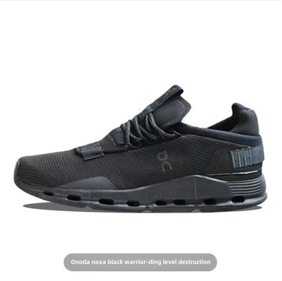 Black & Chroma Cloudnova Lightweight Sneakers Unisex Men Women Brand