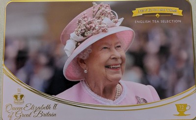 Neue englische Tees Queen Elizabeth II mit 72 Teebeutel Auswahl. 