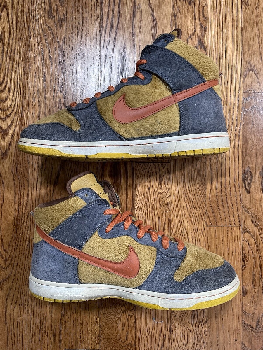 Nike SB Dunk High Papa Bear 313171-781 2006 Men's Size 10 Nike SB Dunk High Papa Bear 313171-781 2006 Men's Size 10