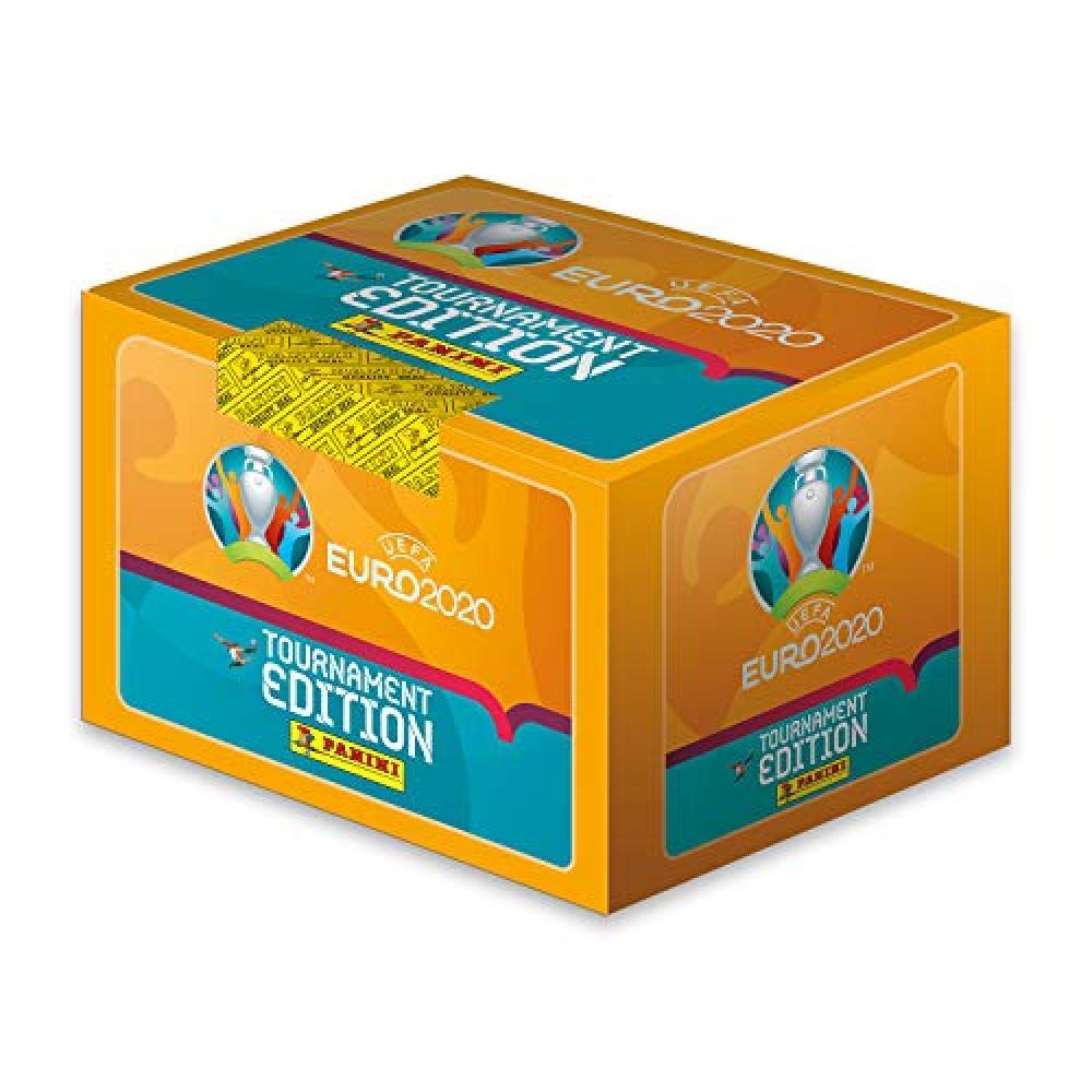Panini UEFA Euro 2020 - Figurine, 100 pacchetti - NUOVO