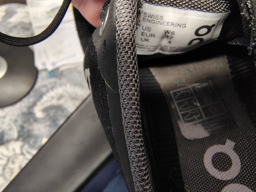 40.99701 On Running Women's Cloud X Sneakers BLACK/ASPHALT 6 (EU 37) - Picture 8 of 8