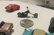 Micro Machines Scaled Harley Chopper Style D (unpainted) Other Cars NOT Included