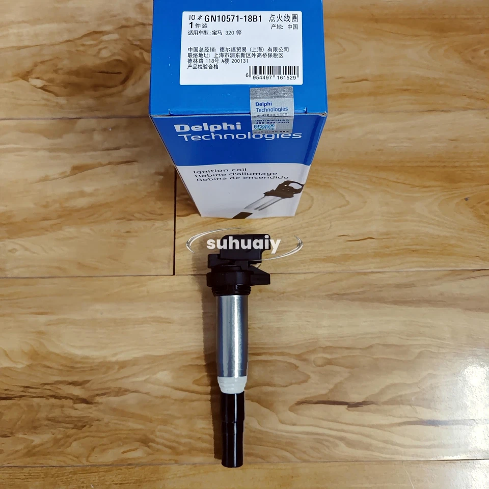 New 6X Delphi Ignition Coils Metal Set For BMW 135i 335i 325i 535i X6 Z4 X3 X5 Foto 4 de 4