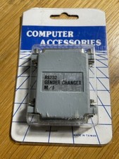 RS232 DB25 Gender Changer, Male to Female., ADP MTOF TAI100