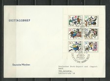 DDR Kleinbogen auf Bedarfsbrief aus 1966-1987, bitte ausw&auml;hlen