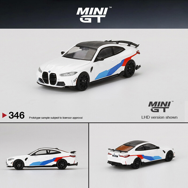 MINI GT BMW M4 コンペティション (G82) チェイスカー Chase! Mini GT 1:64 BMW M4 Competition (G82) Diecast Car