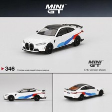 MINI GT 1:64 BMW M4 M-Performance (G82) Alpine White LHD/RHD Model Car in box