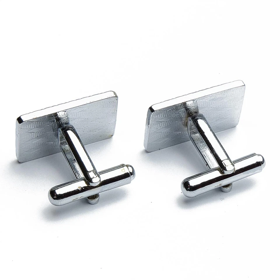 Gemelli - strisce e pietre rettangolo argento - Immagine 3 di 4