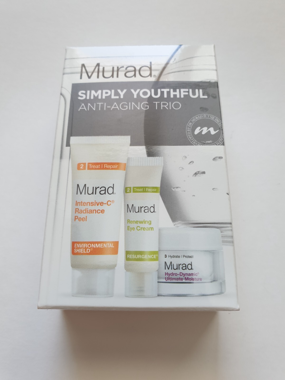 Murad Smooth, Brighten and Hydrate Trio Set Anti-Aging Lines *New w ...