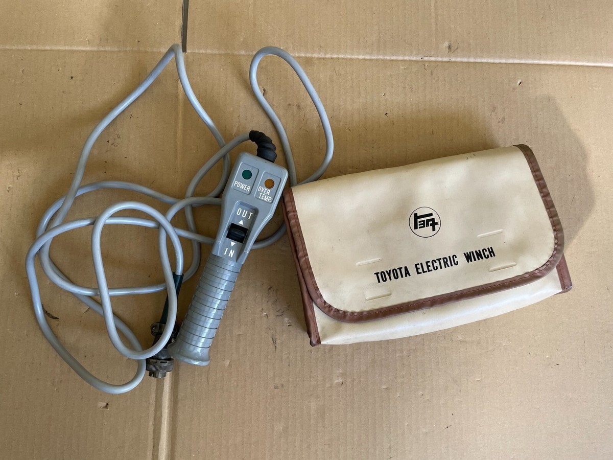 【トヨタ】ウィンチコントローラー（純正） Toyota Land Cruiser 70 80 series Winch Remote Controller 12V