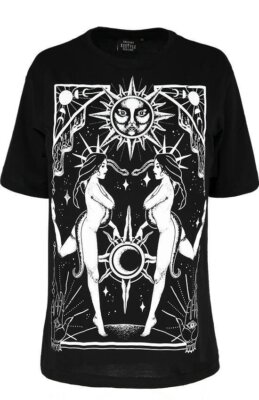 Restyle Witchy Oversized T-Shirt - Coven - Gothic Emo Oversized Top