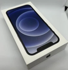 Apple iPhone 12 Black 64GB Empty Box Only With Cable  Insert, Sticker, SIM Key