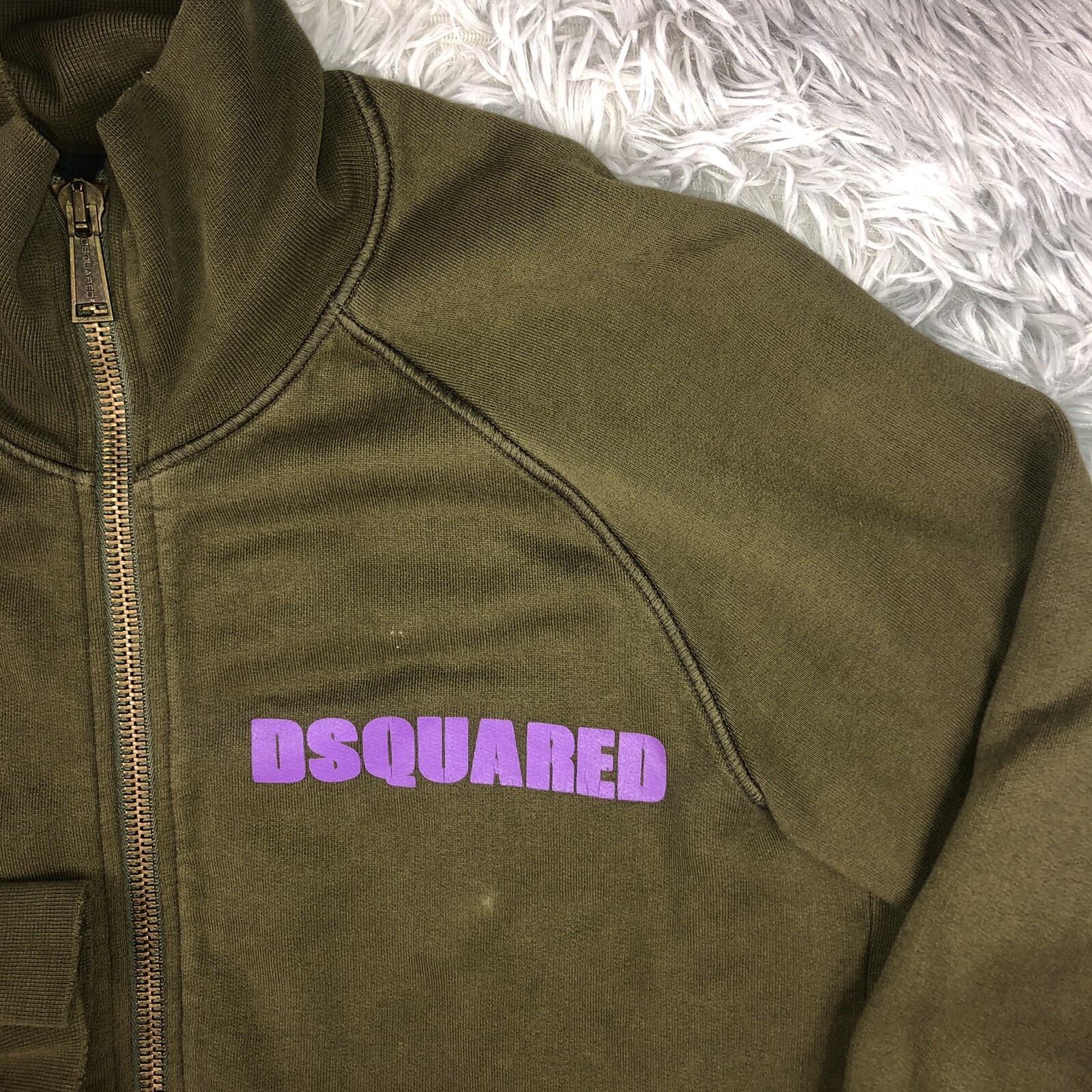 ALTRA Autentica DESQUARED2 Italia Turn The Other Guance Verde Oliva Track Jacket Medium